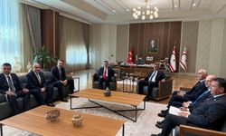 Cumhurbaşkanı Erhürman, Cevdet Yılmaz’ı kabul etti
