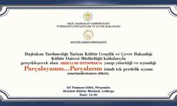 Öztoprak’ın, “Parçalayanım...Parçalarım” adlı oyunu 23 Temmuz’da Lefkoşa AKM’de sahnelenecek