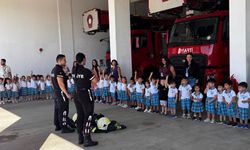 PGM İtfaiye ekipleri okullarda ve sokaklarda: Yangın farkındalığı anlatıldı