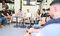 UBP LTB Başkan adayı Aktunç, gençlerle bir araya geldi