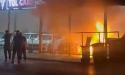 Lefkoşa’da oto galeri kundaklandı: İki kişi Ercan’da tutuklandı