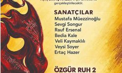“Özgür Ruh 2” sanat etkinliği, 19 Ekim’de AKM Sergi Salonu’nda açılıyor