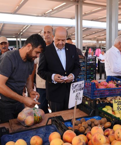 Tatar, Güzelyurt’u ziyaret etti: “Halkımız yarın bir kez daha devletine sahip çıkacak…”