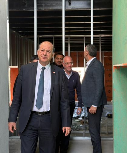 Dinçyürek, Devlet Laboratuvarı inşaatında inceleme yaptı