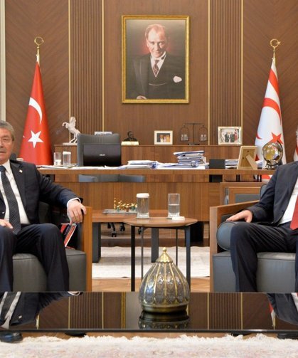 Cumhurbaşkanı Erhürman, Başbakan Üstel ile görüştü