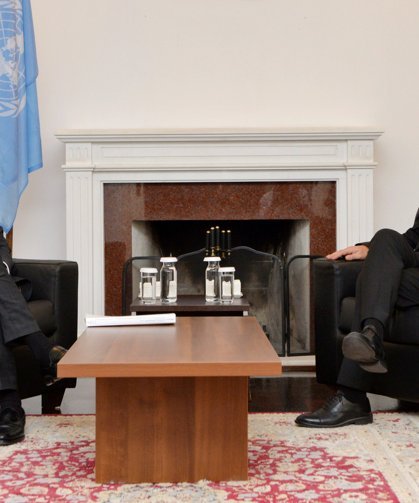 Cumhurbaşkanı Tufan Erhürman ile Rum Lider Nikos Hristodulidis görüşmesi başladı