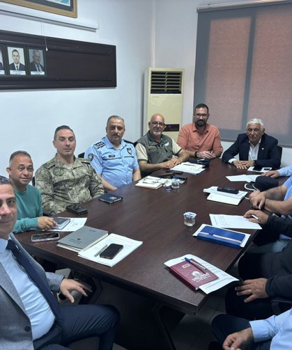 Güzelyurt İlçe Emniyet Kurulu yangın ve güvenlik riskleriyle ilgili kararlar aldı