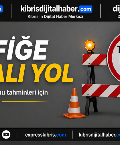 Güzelyurt-Lefke Çevre Yolu yarın 2 saat trafiğe kapatılacak