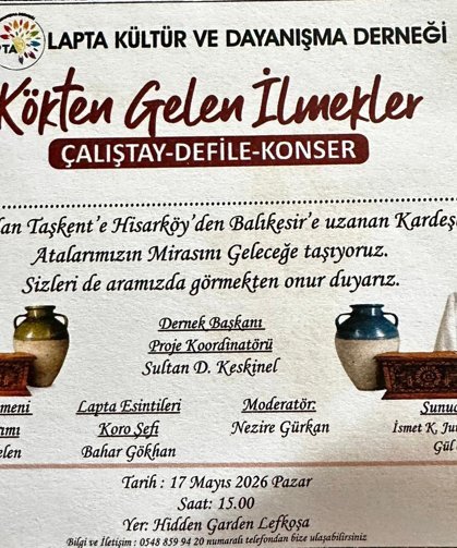“Kökten Gelen İlmekler” etkinliği düzenleniyor