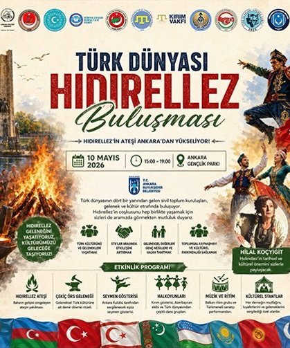 Türk Dünyası Hıdırellez Buluşması Ankara’da gerçekleşecek