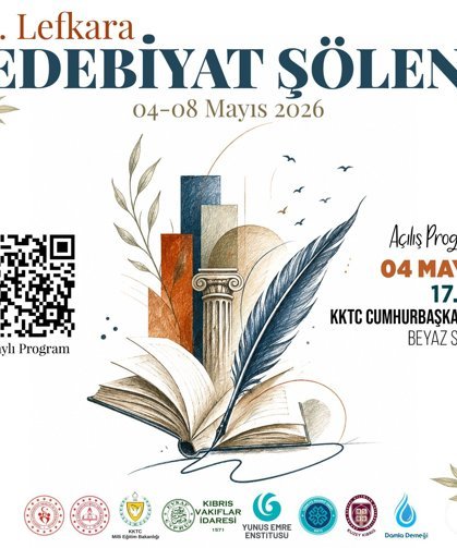 4. Lefkara Edebiyat Şöleni, 4-8 Mayıs tarihlerinde edebiyatseverlerle buluşuyor