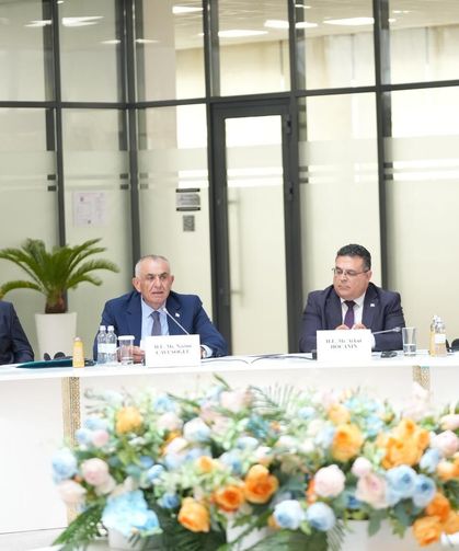 Bakan Çavuşoğlu, Türkistan'da "Türk Akademisi 8. Bilim Konseyi Toplantısı"na katıldı