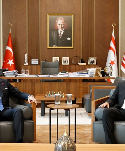 Cumhurbaşkanı Erhürman, AK Parti Genel Başkan Yardımcısı Zorlu’yu kabul etti