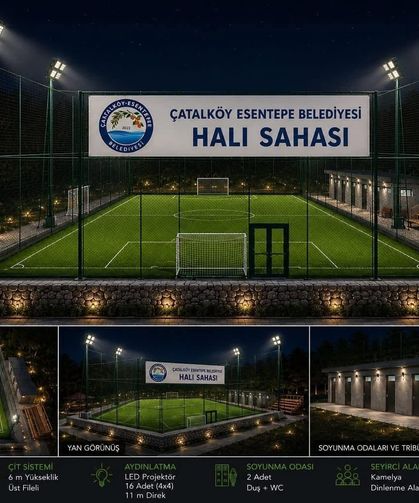Esentepe’ye Yeni Halı Saha Müjdesi