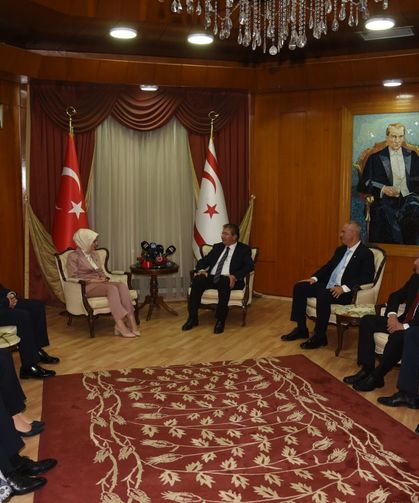 Başbakan Üstel, Türkiye Aile Bakanı Göktaş’ı kabul etti