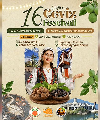 Lefke Ceviz Festivali, pazar günü yapılacak