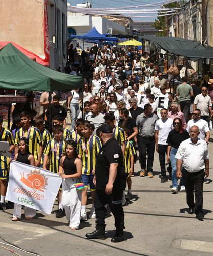 Lefke'de Ceviz Festivali yapıldı