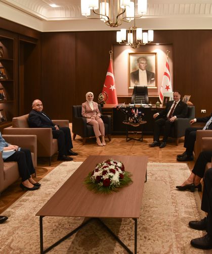 Öztürkler, Göktaş'ı kabul etti: "Ziyaretler ve işbirlikleri, sarsılmaz ve kopmaz bağların bir göstergesi"
