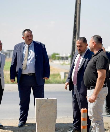Çavuş, Yeniboğaziçi İsale ve Şebeke Geliştirme Projesi’nde incelemelerde bulundu