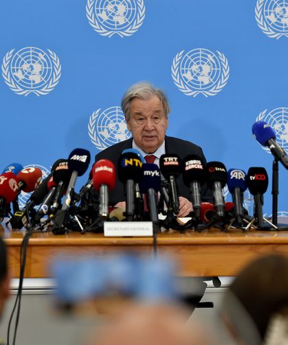 Guterres: “Çözüme giden yolu açacak, başarılı bir 5+1 toplantısı istiyorum"