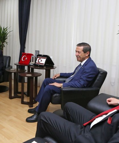Dışişleri Bakanı Ertuğruloğlu, İSİPAB Genel Sekreter Yardımcısı Büyükelçi Sijani’yi kabul etti