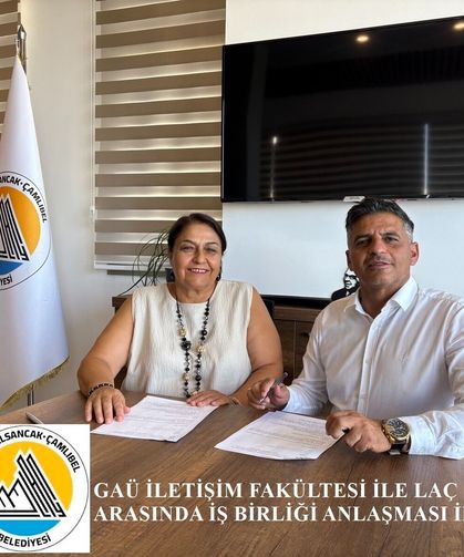 LAÇ BELEDİYESİ İLE GAÜ İLETİŞİM FAKÜLTESİ ARASINDA İŞ BİRLİĞİ PROTOKOLÜ İMZALANDI