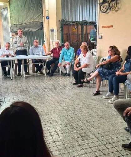 UBP Lefkoşa Belediye Başkan adayı Mehmet Aktunç, Kızılbaş’ta vatandaşlarla buluştu