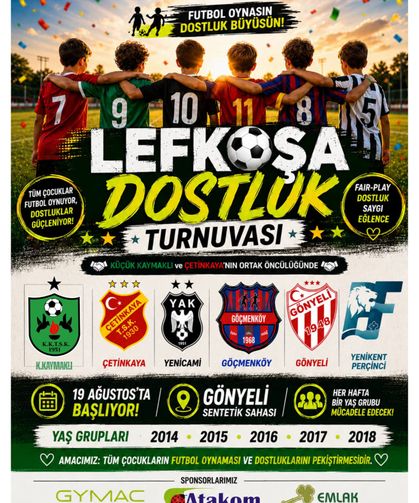 Lefkoşa Dostluk Turnuvası başlıyor