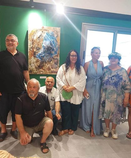 “Dünyada Barış Olsun” sergisi sanatçıları Tatlısu Belediyesine konuk oldu