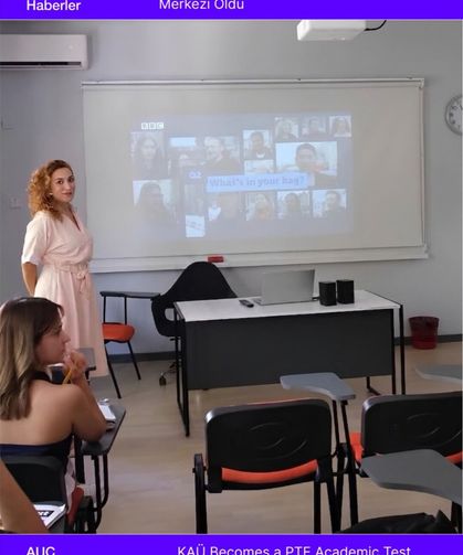 KAÜ, PTE Academic sınavına hazırlık merkezi oldu