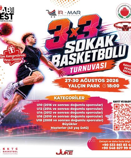 3X3 SOKAK BASKETBOLU TURNUVASI’NDA KAYITLAR DEVAM EDİYOR