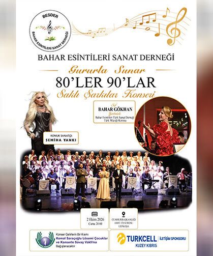 “80’ler 90’lar Saklı Şarkılar Konseri” ertelendi