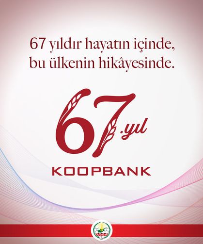 Koopbank 67 yaşında…