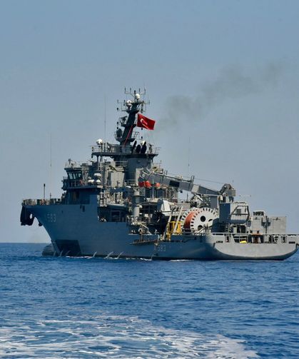 TCG Işın, faaliyetlerine devam ediyor