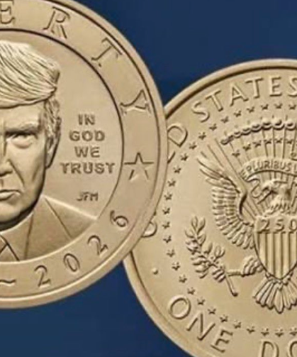 ABD'de bağımsızlığın 250. yılı anısına Trump portreli 1 dolarlık madeni para basıldı