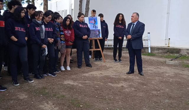 Bülent Ecevit Anadolu Lisesi’nde, Birkan Uzun anısına fidan dikme etkinliği düzenlendi