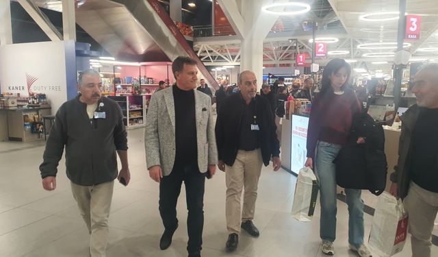 Arıklı, Ercan Havalimanı terminalini denetledi