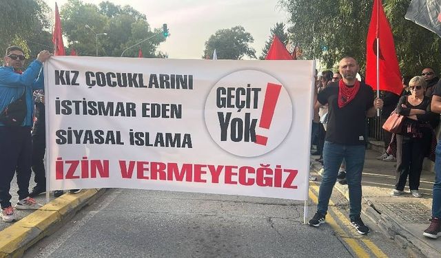 KKTC’deki eylem Rum basınında