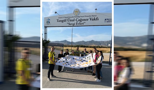 KKTC Fenerbahçeliler Derneği’nden Tangül Ünal Çağıner Sevgi Evleri’ne 23 Nisan ziyareti