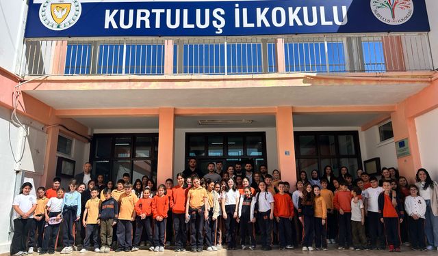 Kurtuluş İlkokulu öğrencilerinden yaratıcı atölye çalışması