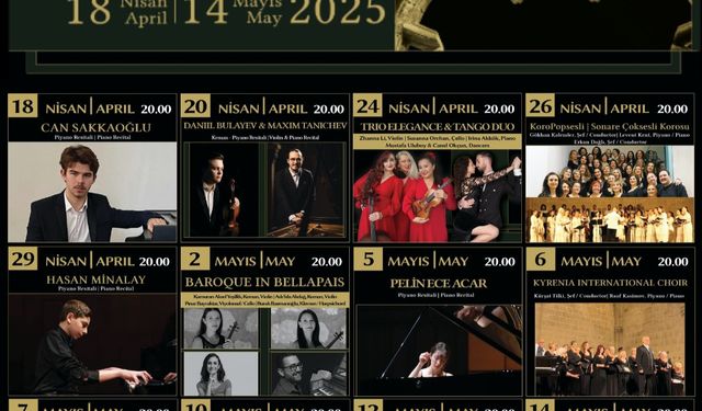 20. Uluslararası Bellapais İlkbahar Müzik Festivali başlıyor