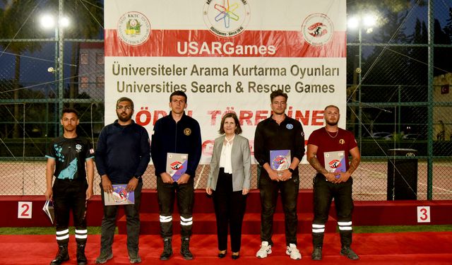 "USARGames 2025 Üniversiteler Arama Kurtarma Oyunları" ödül töreniyle tamamlandı