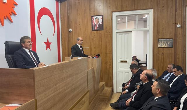 UBP Parti Meclisi'nden Tatar'ın Cumhurbaşkanlığı adaylığına destek kararı