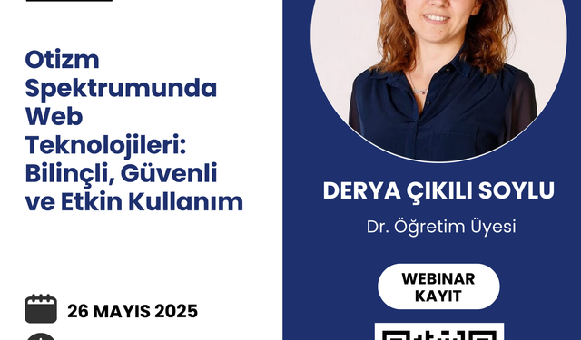 Kıbrıs Otizm Derneği bu akşam ağ teknolojileri kullanımı konulu webinar düzenliyor