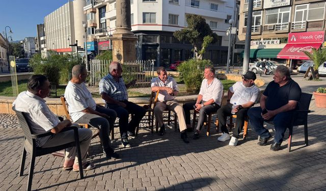 Serdar Denktaş, Sarayönü’nde...
