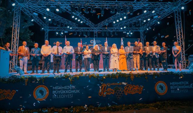 63. Mehmetçik Üzüm Festivali törenle başladı