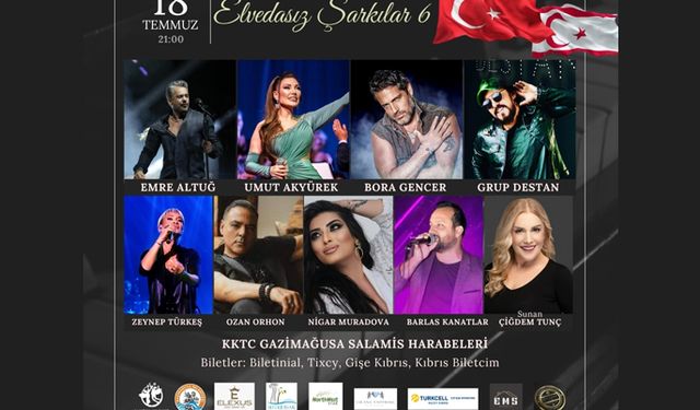 “Elvedasız Şarkılar 6” konseri 18 Temmuz’da Şampiyon Melekleri Yaşatma Derneği yararına yapılacak