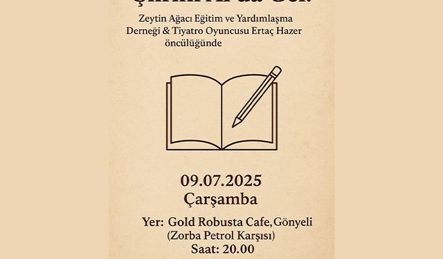 “Şiirini Al da Gel” etkinliği