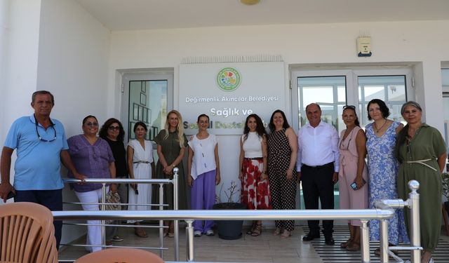 CTP Kadın Örgütü’nden Değirmenlik-Akıncılar Belediyesi Sağlık ve Sosyal Destek Merkezi’ne ziyaret