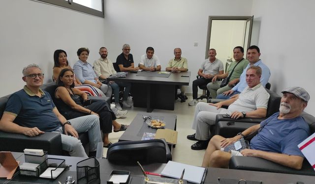 CTP Spor Komitesi, Üniversite Sporları Federasyonu’nu ziyaret etti